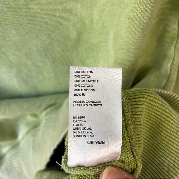 Anthropologie Pilcro and the Letterpress Green Cowl Neck Tunic Sweatshirt - Picture 7 of 8